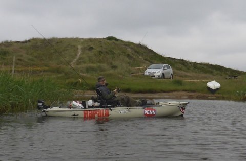 hobie kajak fiskefoto.dk lystfiskeri vestjylland ringkøbing fjord