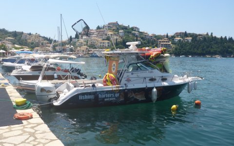 fishing charter sivota harbour angeln greece